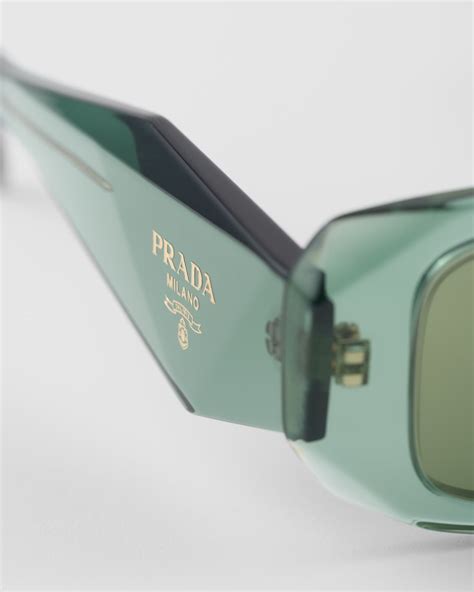 prada sunglasses sage|Sage Green Lenses Prada Symbole Sunglasses .